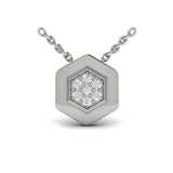 Diamond Honeycomb Pendant
