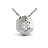 Diamond Honeycomb Pendant