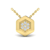 Diamond Honeycomb Pendant