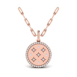 Star Diamonds and Diamond Pendant Necklace