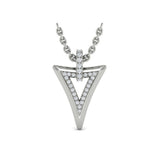 Diamond Open Double Trinity Pendant