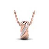 Conch Twist Ring Pendant