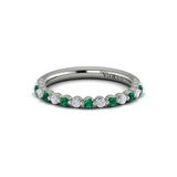 Diamond and Emerald Ring
