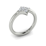 Diamond Cluster Vlora Star Ring