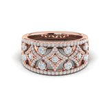 Diamond Open Vlora Star Ring