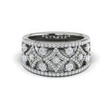 Diamond Open Vlora Star Ring