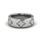 Diamond Cluster Vlora Star Ring