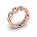 Diamond Link Ring