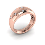 Diamond Vlora Star Dome Ring