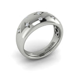 Diamond Vlora Star Dome Ring
