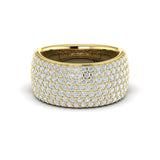 Diamond Multi-Row Statement Ring