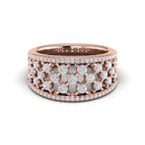 Diamond Open Weave Ring