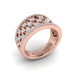 Diamond Open Weave Ring