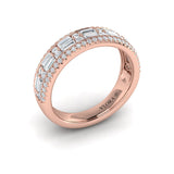 Multi Diamond Baguette and Round Diamond Ring