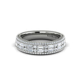 Multi Diamond Baguette and Round Diamond Ring