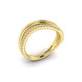 Double Wave Ring