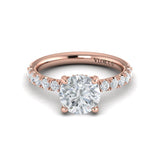 Classic Hidden Halo Engagement Ring