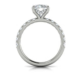 Classic Hidden Halo Engagement Ring