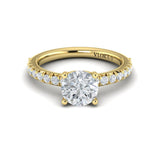 Classic French Pave Engagement Ring