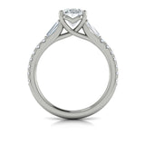 Luminous Oval Engagement Ring