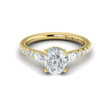 Luminous Oval Engagement Ring
