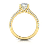 Harmony Hidden Halo Engagement Ring
