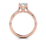 Woven Strands Engagement Ring