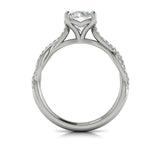 Woven Strands Engagement Ring