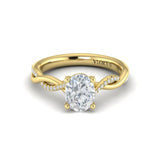 Harmony Oval Diamond Engagement Ring