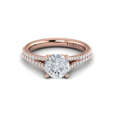 Splendid Cathedral Split Shank Engagement Ring