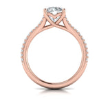 Splendid Cathedral Split Shank Engagement Ring