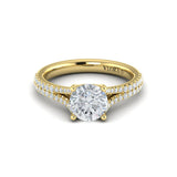 Splendid Cathedral Split Shank Engagement Ring