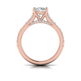 Extravagant Round Engagement Ring