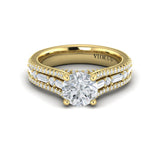 Extravagant Round Engagement Ring