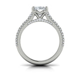 Dramatic Oval Engagement Ring