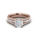 Crowned Engagement Ring