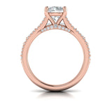 Crowned Engagement Ring