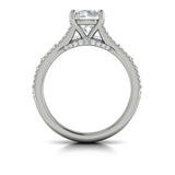 Crowned Engagement Ring