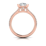 Classic Clutch Engagement Ring