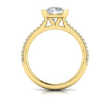 Classic Clutch Engagement Ring