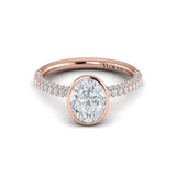 Harmony Oval Bezel Engagement Ring