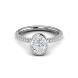 Harmony Oval Bezel Engagement Ring