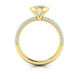Harmony Oval Bezel Engagement Ring