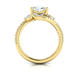 Embrace Oval Engagement Ring