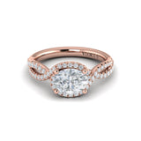 Embrace Halo Oval Engagement Ring