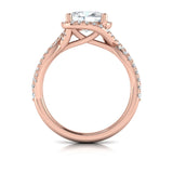 Embrace Halo Oval Engagement Ring