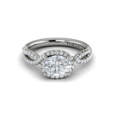 Embrace Halo Oval Engagement Ring