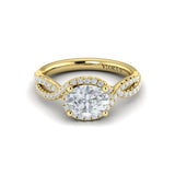 Embrace Halo Oval Engagement Ring