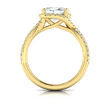Embrace Halo Oval Engagement Ring
