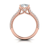 Ravishing Round Engagement Ring